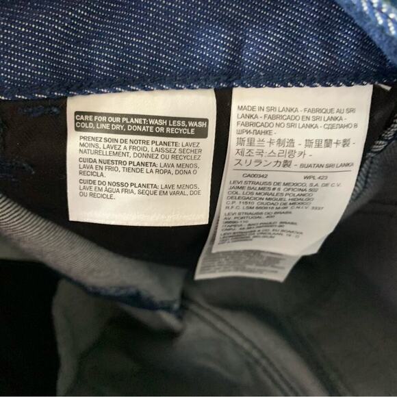 Levi’s line 8 wide leg crop jeans size 30 - Picture 11 of 15